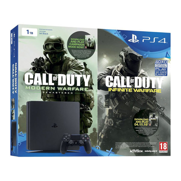 ps4 console with modern warfare